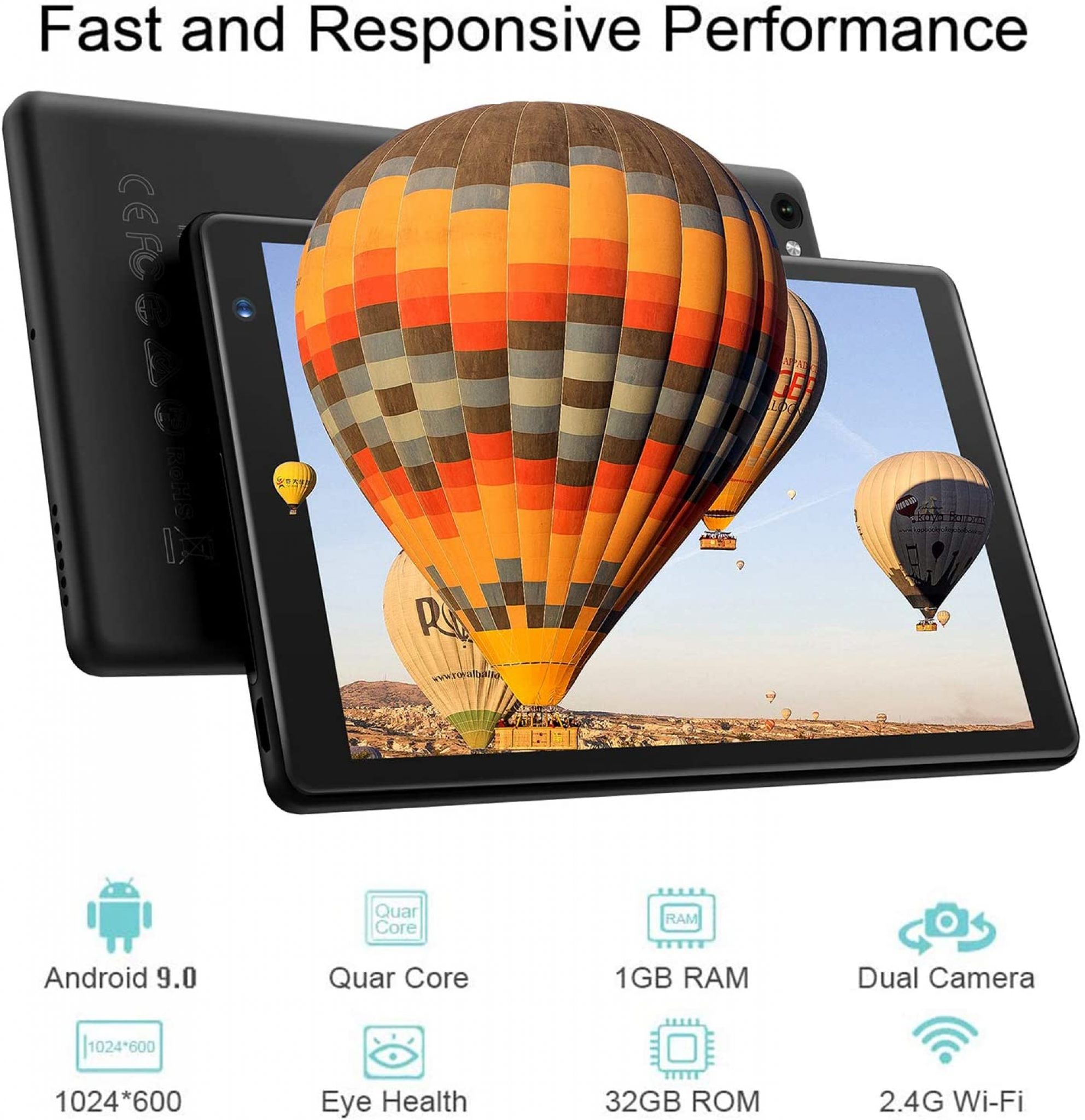 Pritom Inch Tablet Android Oreo Go Tablet Pc With Gb Storage