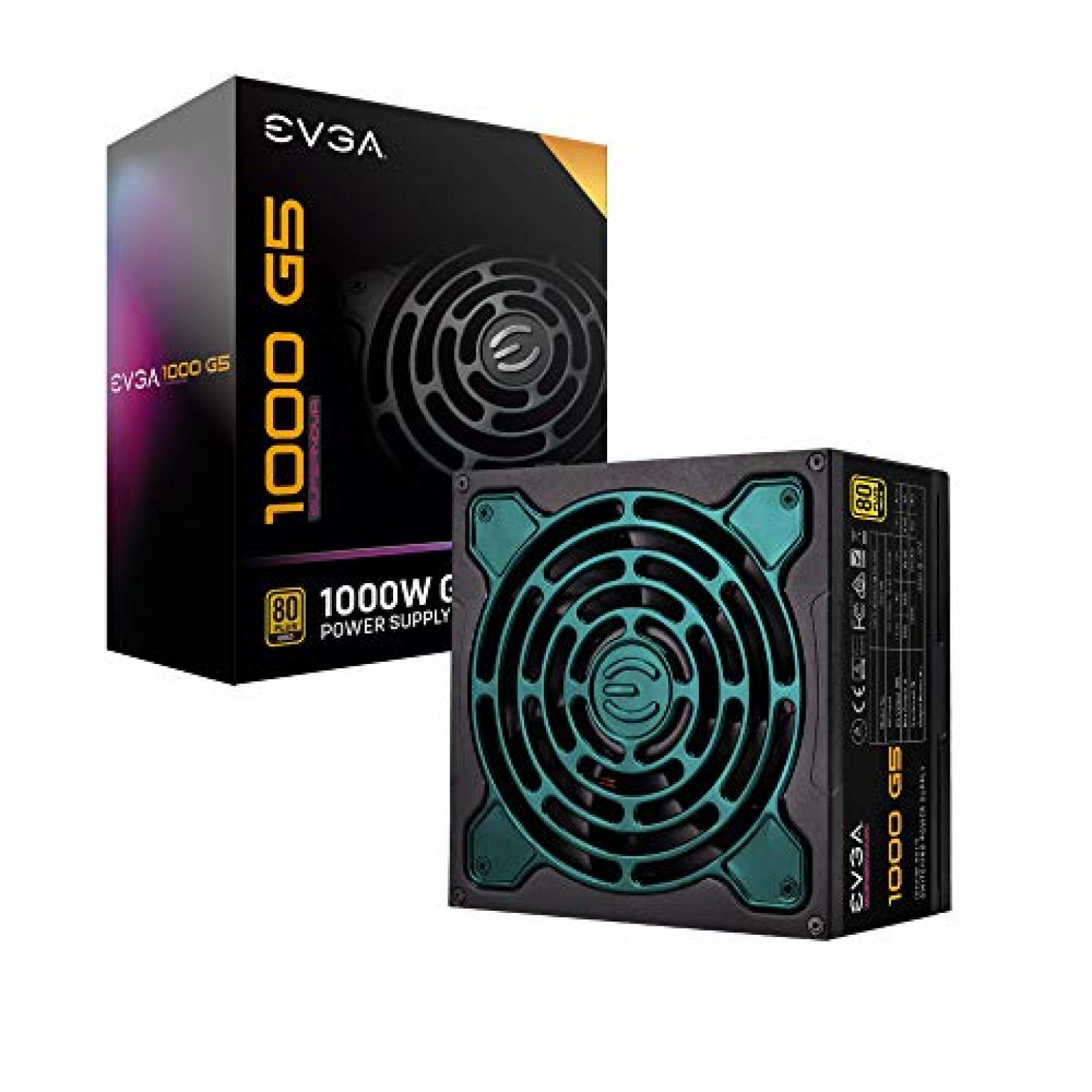 EVGA SuperNOVA 1000 G5 80 Plus Gold 1000W Fully Modular ECO Mode