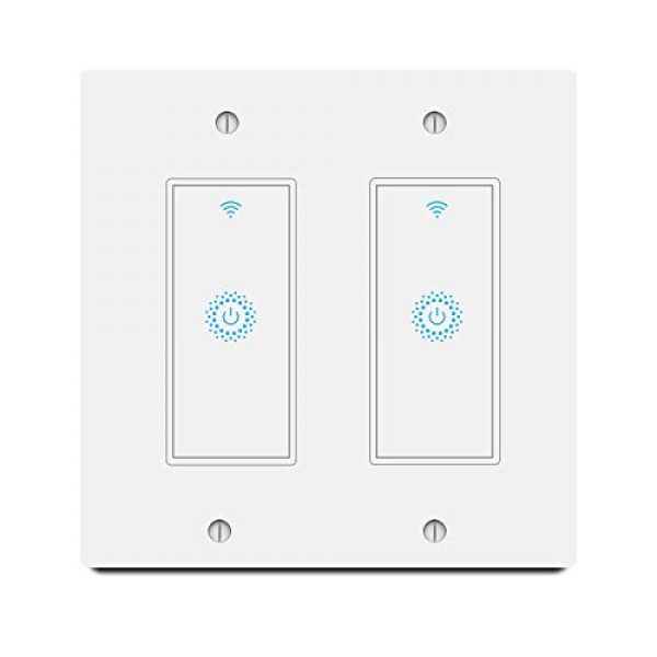 smart home smart wall light switch double
