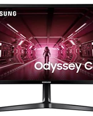 SAMSUNG 24" CRG5 Curved Gaming Monitor, 144Hz, 4ms, Exclusive Gamer Settings, AMD Radeon FreeSync, Eye Saver Mode, 3000:1 Contrast Ratio, Black