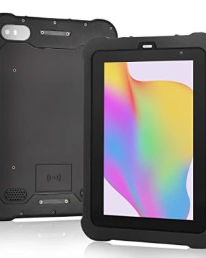 Rugged Tablet, 8-inch Android Rugged Tablet, 2GB RAM, 32GB Storage, IP68 Water Resistant & Drop Tested, WiFi, 4G, NFC for Warehouse Management Outdoor