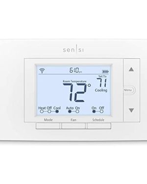 Emerson Sensi Wi-Fi Smart Thermostat for Smart Home, DIY, Works With Alexa, Energy Star Certified, ST55