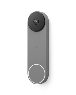 Google Nest Doorbell (Battery) - Wireless Doorbell Camera - Video Doorbell - Ash