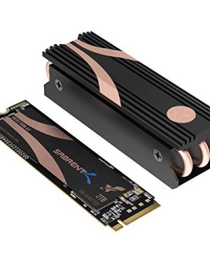 Sabrent 2TB Rocket NVMe 4.0 Gen4 PCIe M.2 Internal SSD Extreme Performance Solid State Drive with Heatsink (SB-ROCKET-NVMe4-HTSK-2TB)