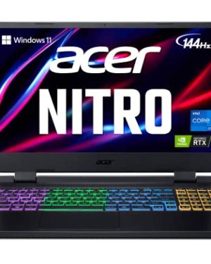 Acer Nitro 5 AN515-58-725A Gaming Laptop | Intel Core i7-12700H | NVIDIA GeForce RTX 3060 Laptop GPU | 15.6" FHD 144Hz 3ms IPS Display | 16GB DDR4 | 512GB Gen 4 SSD | Killer Wi-Fi 6 | RGB Keyboard