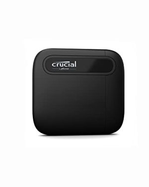 Crucial X6 1TB Portable SSD – Up to 800MB/s – USB 3.2 – External Solid State Drive, USB-C - CT1000X6SSD9