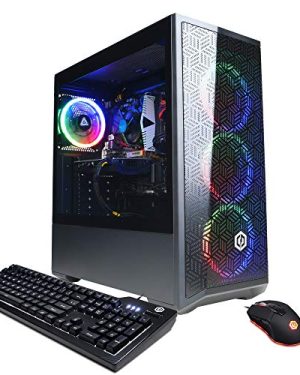 CYBERPOWERPC Gamer Xtreme VR Gaming PC, Intel Core i5-11400F 2.6GHz, 8GB DDR4, GeForce RTX 2060 6GB, 500GB NVMe SSD, WiFi Ready & Win 11 Home (GXiVR8060A11)