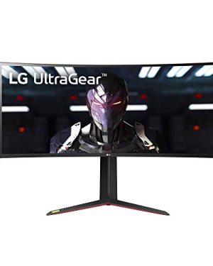 LG 34GP83A-B 34 Inch 21: 9 UltraGear Curved QHD (3440 x 1440) 1ms Nano IPS Gaming Monitor with 160Hz and G-SYNC Compatibility - Black (34GP83A-B)