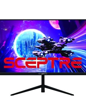 Sceptre 25" Gaming Monitor 1920 x 1080p up to 165Hz 1ms AMD FreeSync Premium HDMI DisplayPort Build-in Speakers, 106% sRGB Machine Black (E255B-FWD168)