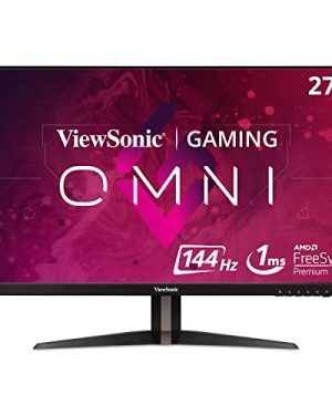 ViewSonic OMNI VX2768-2KP-MHD 27 Inch 1440p 1ms 144Hz IPS Gaming Monitor with FreeSync Premium, Eye Care, HDMI and DisplayPort