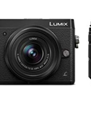 Panasonic LUMIX GX85 4K Digital Camera, 12-32mm and 45-150mm Lens Bundle, 16 Megapixel Mirrorless Camera Kit, 5 Axis In-Body Dual Image Stabilization, 3-Inch Tilt and Touch LCD, DMC-GX85WK (Black)