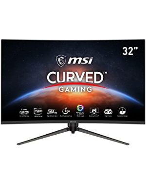 MSI Optix AG321CQR 16:9 Aspect Ratio Anti-Glare Super Narrow Bezel 1ms 2560 x 1440 (QHD) 165Hz Refresh Rate Tilt Adjustment Free Sync 32" Curved Gaming Monitor