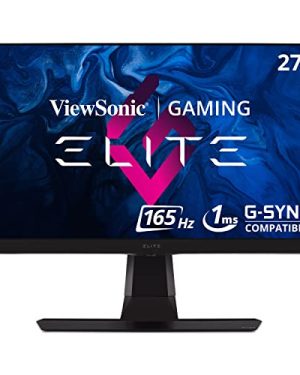 ViewSonic Elite XG270Q 27 Inch 1440p 1ms 165Hz Gaming Monitor with GSYNC Compatible, VESA DisplayHDR 400 and Advanced Ergonomics for Esports