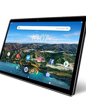 Android Tablet 10 inch, PRITOM M10, 2 GB RAM, 32 GB Android 10.0 Tablet, 10.1 inch IPS HD Display, GPS, FM, Quad-Core Processor, Wi-Fi (M10 Black)