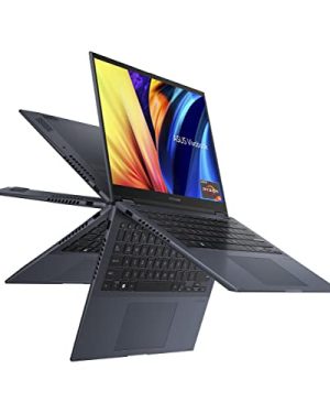 ASUS Vivobook S 14 Flip 14” WUXGA 16:10 touch, AMD Ryzen 5 5600H CPU, 8GB RAM, 512GB SSD, NumberPad, FingerPrint, Windows 11 Home, Quiet Blue, TN3402QA-AS54T