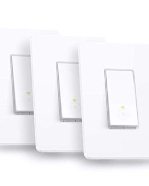 Kasa Smart Light Switch HS200P3, Single Pole, Needs Neutral Wire, 2.4GHz Wi-Fi Light Switch Works with Alexa and Google Home, UL Certified, No Hub Required, 3-Pack , White