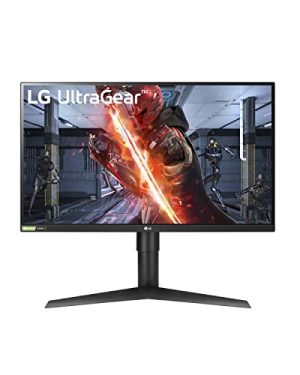 LG 27GL83A-B 27 Inch Ultragear QHD IPS 1ms NVIDIA G-SYNC Compatible Gaming Monitor, Black