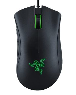 Razer DeathAdder Essential Gaming Mouse: 6400 DPI Optical Sensor - 5 Programmable Buttons - Mechanical Switches - Rubber Side Grips - Classic Black