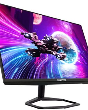 Sceptre 27 inch 240Hz 1080p Gaming Monitor AMD FreeSync Premium HDMI DisplayPort, Height Adjustable Build-in Speakers Gunmetal Black (E275B-FWD240)