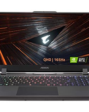 GIGABYTE AORUS 15 XE5: 15.6" QHD 2560x1440 IPS-Level Display, Intel Core i7-12700H, NVIDIA GeForce RTX 3070 Ti Laptop GPU 8GB GDDR6, 16GB DDR5 RAM, 1TB SSD, Win11 Home (AORUS 15 XE5-73USB34SH)