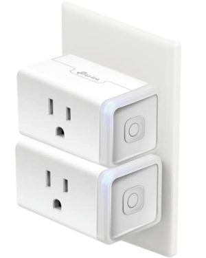 Kasa Smart Plug HS103P2, Smart Home Wi-Fi Outlet Works with Alexa, Echo, Google Home & IFTTT, No Hub Required, Remote Control,15 Amp,UL Certified, 2-Pack White