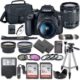 Canon EOS 2000D / Rebel T7 Digital SLR Camera Body w/Canon EF-S 18-55mm f/3.5-5.6 Lens Multi 3 Lens DSLR Kit with Complete Accessory Bundle + Tripod + 64GB + Flash + Case & More – International Model