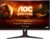 AOC Gaming C27G2ZE – 27 Inch FHD Curved Monitor, 240Hz, 0.5ms, VA, AMD FreeSync Premium, Low Input Lag (1920×1080 @240Hz, 300cd/m² HDMI/DP)