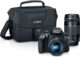 Canon Digital SLR Camera Kit [EOS Rebel T6] with EF-S 18-55mm and EF 75-300mm Zoom Lenses – Black, full-size