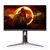 AOC 24G2 24″ Frameless Gaming IPS Monitor, FHD 1080P, 1ms 144Hz, Freesync, HDMI/DP/VGA, Height Adjustable, 3-Year Zero Dead Pixel Guarantee,Black/Red