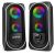 Computer Speakers RGB Gaming Speaker 2.0 USB Powered Stereo Volume Control，ARCHEER Dual-Channel Multimedia Speakers with LED Light for PC Desktop Laptop Tablet Smartphones(10W)