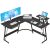 CubiCubi L-Shaped Desk Computer Corner Desk, 50.8″ Home Gaming Desk, Office Writing Study Workstation with Large Monitor Stand, Space-Saving, Easy to Assemble