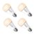 Kasa Smart Light Bulbs that works with Alexa and Google Home, Dimmable Smart LED Bulb, A19, 9W, 800Lumens, Soft White(2700K), CRI≥90, WiFi 2.4Ghz only, No Hub Required, 4-Pack(KL110P4)