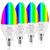OHLUX Smart WiFi LED Candelabra Bulbs E12 Base 5W 450 Lumens for Crystayl Chandelier, Ceiling Fan, Candle Light Compatible with Alexa, Google Home, Color Changing Dimmable (45W Equivalent) – 4Pack