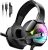 ONIKUMA Gaming Headset for PS5 PS4 with 7.1 Surround Sound & RGB LED Light,Xbox Series X|S,Xbox One Headset Noise Canceling Mic Compatible with Playstation 5/4/3 PC/Mac/Nintendo Switch