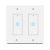 Smart Light Switch&Alexa Smart Double Switch& 2.4Ghz WiFi Light Switch with Timer and Remote Control,Schedule,Neutral Wire Needed,Works with Alexa, Google Assistant and IFTTT,Single Pole (2gang)…