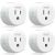 Smart Plug Gosund Smart WiFi Outlet Works with Alexa and Google Home, 2.4G WiFi Only, No Hub Required, ETL and FCC Listed 4 Pack [Upgraded Version]