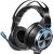 VOKYO Gaming Headset Xbox One Headset PS4 Headset with 7.1 Surround Sound, Noise Cancelling Gaming Headphone with Mic Flowing LED Soft Memory Earmuffs,Headset for Xbox One PS5 PS4 Controller PC Laptop